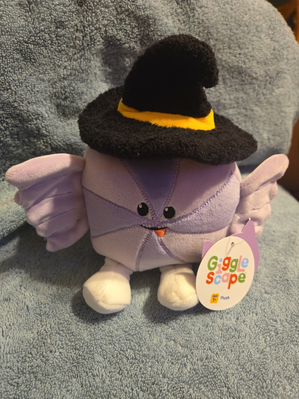 Purple Witch Bat Plush Toy
